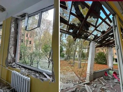 Вибиті вікна та зруйновані класи: у Києві через атаку РФ пошкоджено дві школи перед 1 вересня