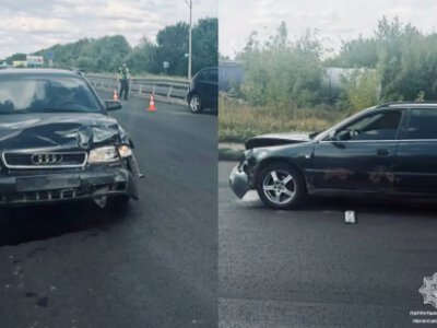 У Вересневому водій Audi спричинив ДТП через недотримання дистанції