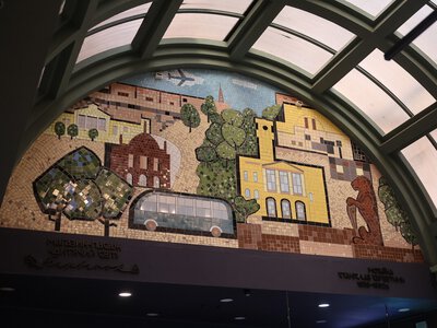 У центрі Львова відтворили мозаїку 60-річної давнини