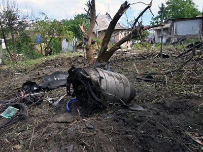 Два удари російських реактивних БпЛА по Харкову (фото)