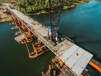 Будівництво мосту через Дністер на Вінниччині перейшло на молдовську частину русла