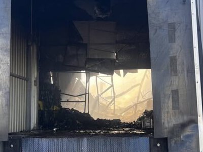 Унаслідок російської атаки згорів склад YASNO з обладнанням для сонячних електростанцій