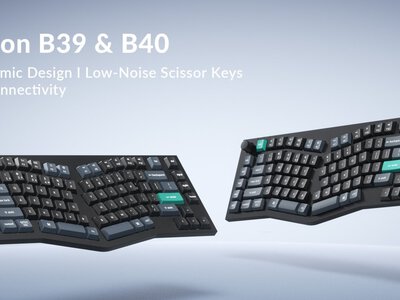 Keychron B39/B40: нові ергономічні клавіатури