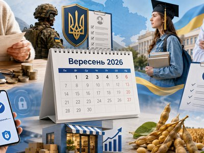 Що зміниться для українців у вересні 2026 року