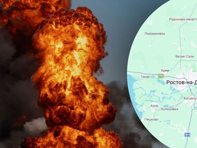 Під Ростовом дрони атакували судно: виникла пожежа