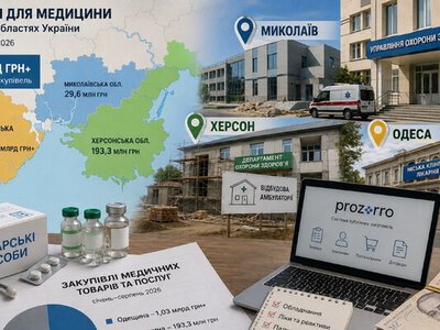 Медицина на мільярди: як в Одесі, Миколаєві та Херсоні купували медобладнання та ремонтували лікарні