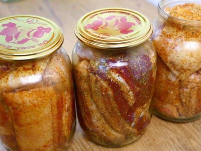 Заготовка самого вкусного сала в банках на зиму