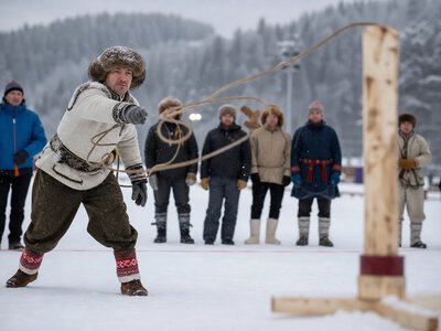 У фінському Леві вперше провели чемпіонат із метання суопункі — YLE News