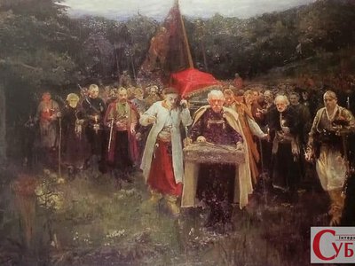 Картина завширшки 3,5 метра, яка відкрила Мурашку Європу: історія «Похорону кошового»