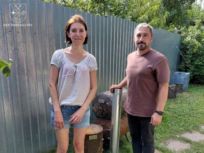 Ветерани Шосткинської громади отримали буржуйки та водонагрівачі + Фото