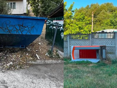 Контейнер підпалили, а біотуалет перекинули: акт вандалізму зафіксували у Рівному