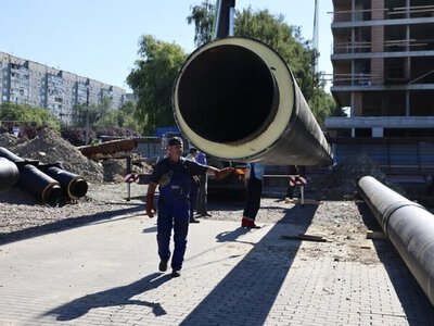 На вулиці Науковій продовжать заміну тепломережі
