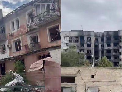  Усюди випалені будинки: Із “червоної зони” Херсона евакуювали жінку старшого віку. ВІДЕО 