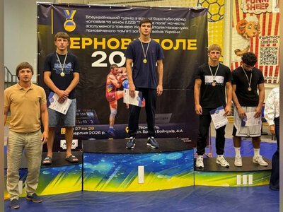 Вихованець херсонської спортшколи здобув бронзу на всеукраїнському турнірі з вільної боротьби 