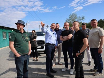 Секретар міської ради Андрій Разумовський та заступник міського голови Володимир Марценюк здійснили робочу поїздку на полігон твердих побутових відходів у селі Брище