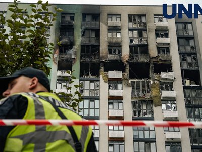 Як виглядає багатоповерхівка в Києві після удару БПЛА рф 1 вересня - фоторепортаж