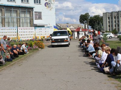 Козелецька громада попрощалася зі своїм захисником