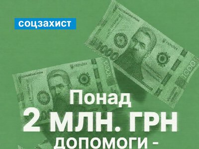 З початку року понад 2,3 млн грн спрямовано на підтримку охтирчан
