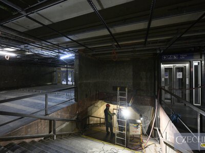 Для однієї з ключових пересадочних станцій метро Праги завершили важливий етап реконструкції