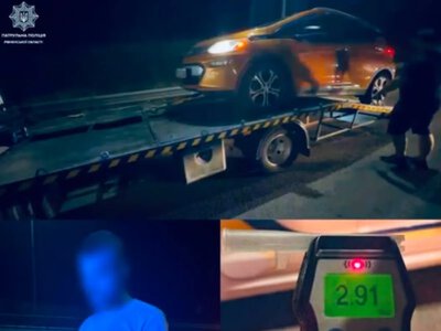 На Рівненщині водій керував автомобілем у стані сп'яніння: патрульні склали адмінматеріали