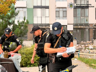 Наслідки атаки дронів на Подільський район Києва