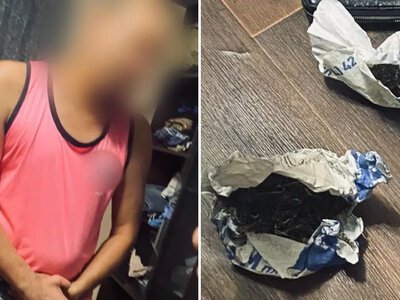 У рівнянина патрульні виявили пакети з речовинами, схожими на наркотики
