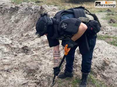 У Житомирі на присадибній ділянці знайшли гранату часів Другої світової війни