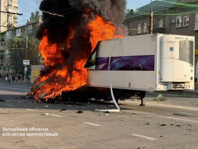 Удари по транспорту, загибель та поранення людей: які наслідки ворожих атак 1 вересня по Запорізькій області