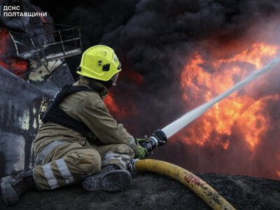 На Полтавщині російський дрон атакував цивільне підприємство
