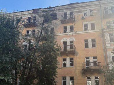 У Києві внаслідок атаки рф пошкоджені будівлі університету харчових технологій