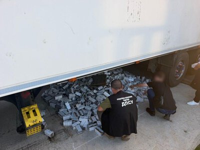 Понад 11 тисяч пачок сигарет: прикордонники виявили оригінальну схованку