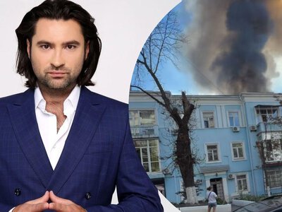 Шахеди впали за 400 метрів від офісу Люкс ФМ: ведучий показав наслідки атаки росіян