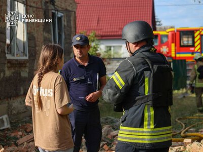 У ДСНС показали наслідки ворожого удару по Рівненщині