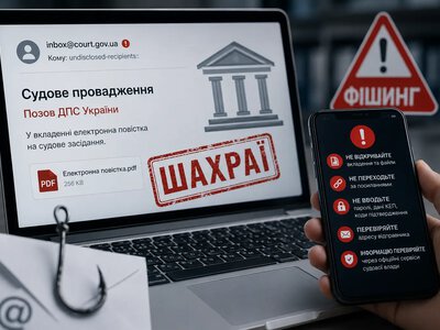 Українцям почали надсилати фальшиві «судові повістки»: у ДПС попередили про небезпечну схему