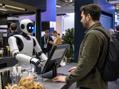 У Саудівській Аравії на LEAP 2026 представили робота-касира RoboNex