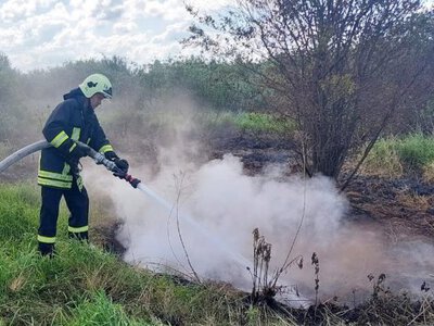 П’ятий день горить торф на Волині