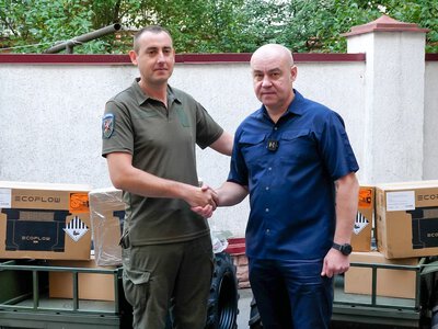 Роботи для порятунку життів: Тернопіль передав наземні комплекси «Тарган 200» бійцям 110-ї бригади