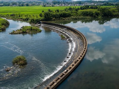 Гребля Тунцзі в Лішії понад 1500 років зрошує поля — ECNS