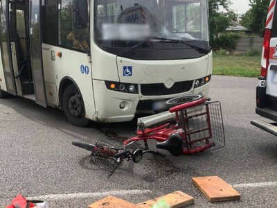 У Слободі водій маршрутки збив 78-річного велосипедиста
