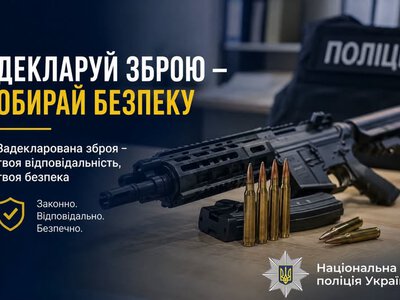На Прикарпатті задекларували майже 300 одиниць зброї та понад 48 тисяч боєприпасів