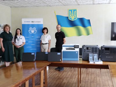 На Кіровоградщині терцентру соціального обслуговування громади благодійники передали технічне обладнання