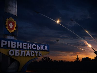 Рівненщина пережила нічну атаку: сили ППО знешкодили ворожі повітряні цілі