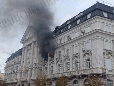 Росія вдарила дроном по будівлі СБУ в центрі Києва: цілила в кабінет Поклада