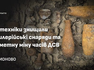 У Соломонові під час будівництва знайшли артснаряди та мінометну міну