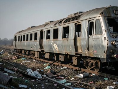 Російські «Shahed» поцілили у потяг в Чорнобаївці, є поранені