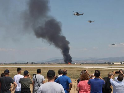 У Греції винищувач F-4 розбився під час авіашоу поблизу Афін