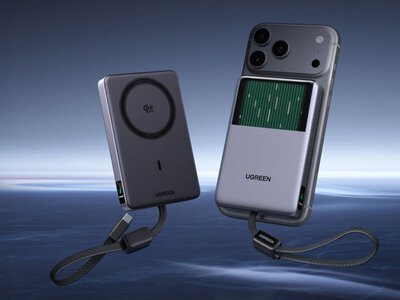 Ugreen показала незвичайний павербанк із рідинним охолодженням: за роботою системи можна спостерігати крізь корпус