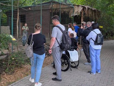 Поранені захисники відвідали Рівненський зоопарк
