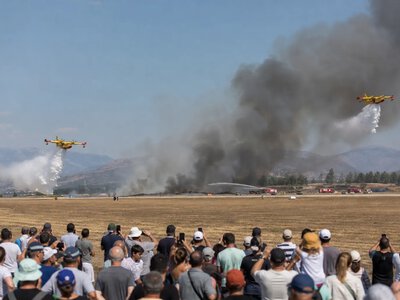 У Греції під час авіашоу розбився F-4 Phantom, загинули двоє пілотів