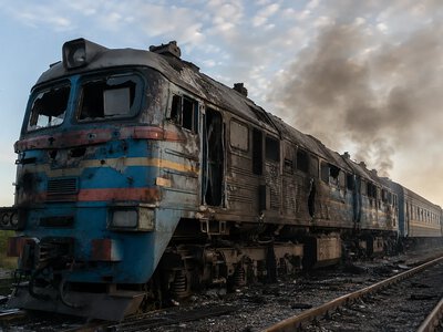 Росіяни атакували «Шахедами» пасажирський потяг, що прямував до Херсона: є постраждалі